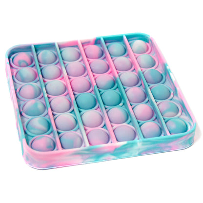 Cartamundi Poppits Pink Tie Dye Square Sensory Toy