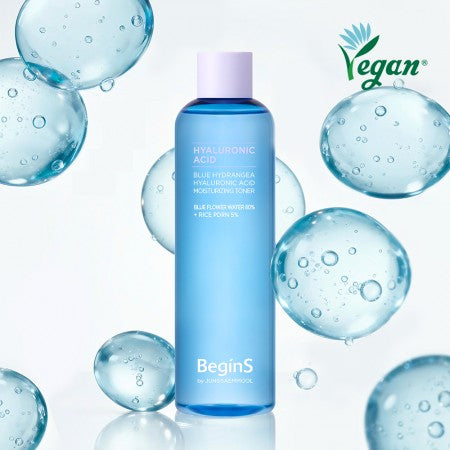 JUNG SAEM MOOL BeginS Blue Hydrangea Hyaluronic Acid Moisturizing Toner 300ml