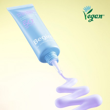 JUNG SAEM MOOL BeginS Blue Chamomile Hyaluronic Acid Purple Tone Up Sunscreen 50ml