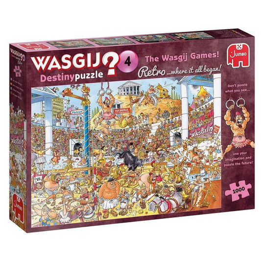 Jumbo Wasgij Destiny Puzzle 4 The Wasgij Games! 1000 Piece