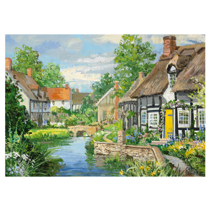 Falcon de luxe Riverside Cottages Puzzles 2 x 500 Piece