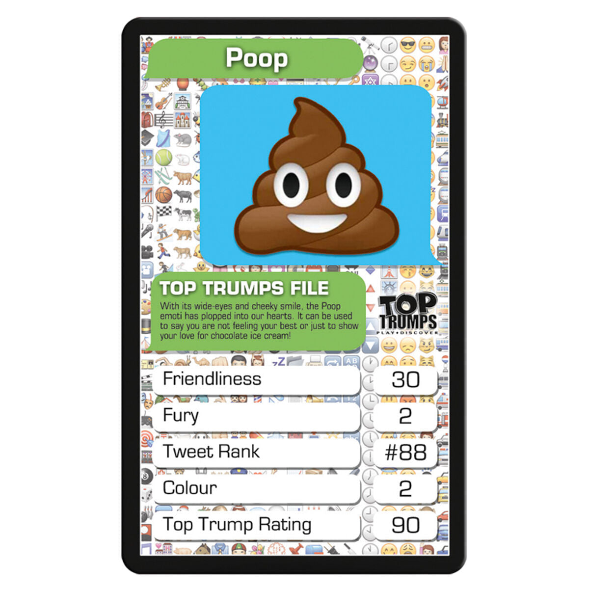 Top Trumps Top 30 Emotis Card Game