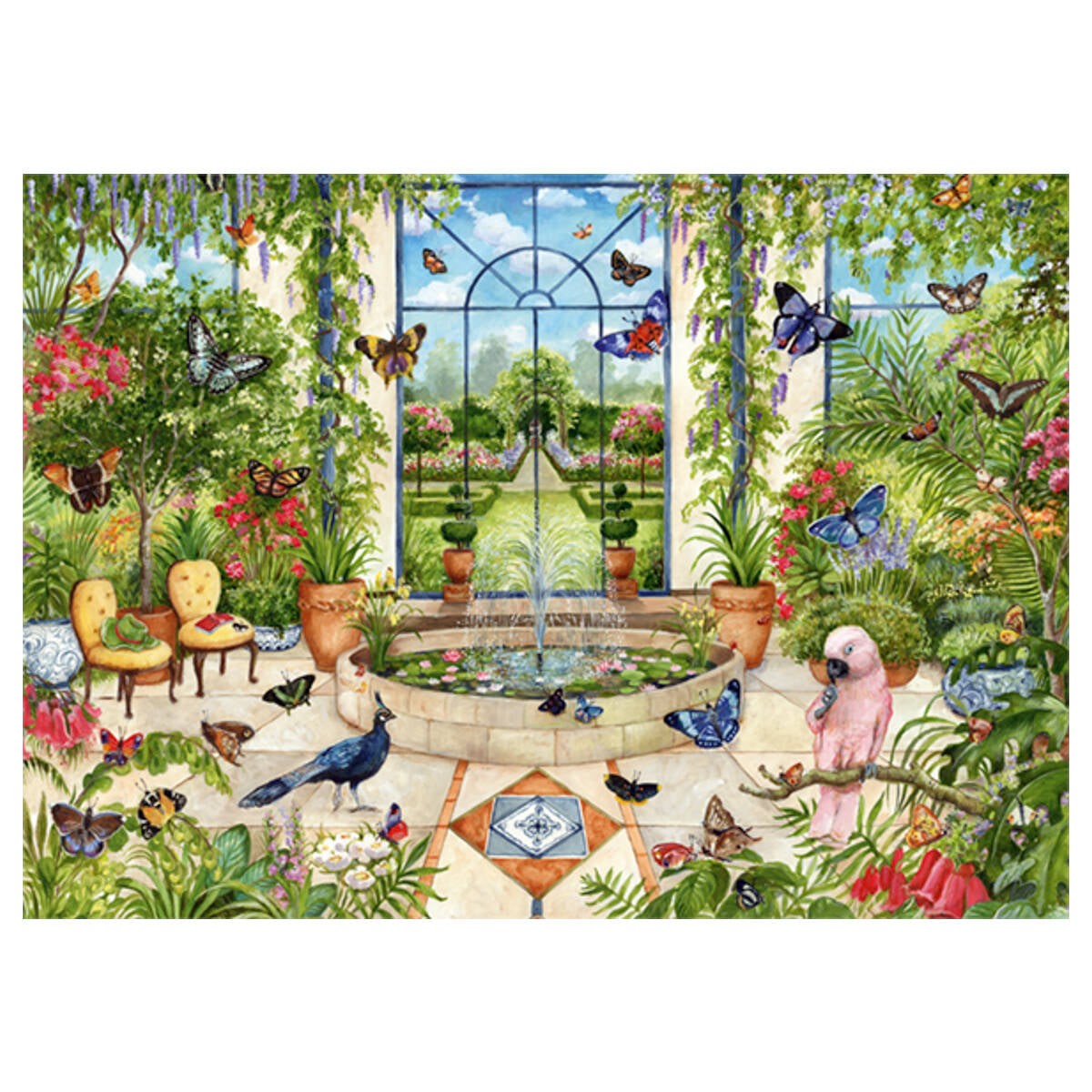 Falcon de luxe Butterfly Conservatory Puzzle 1000 Piece