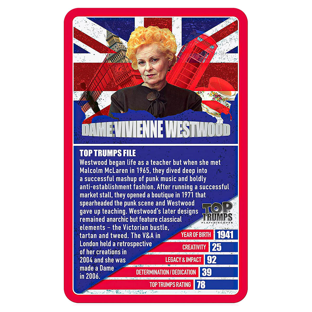 Top Trumps 30 National Treasures Card Game
