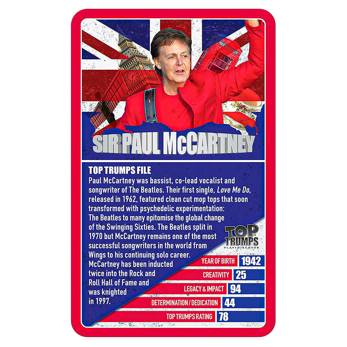 Top Trumps 30 National Treasures Card Game