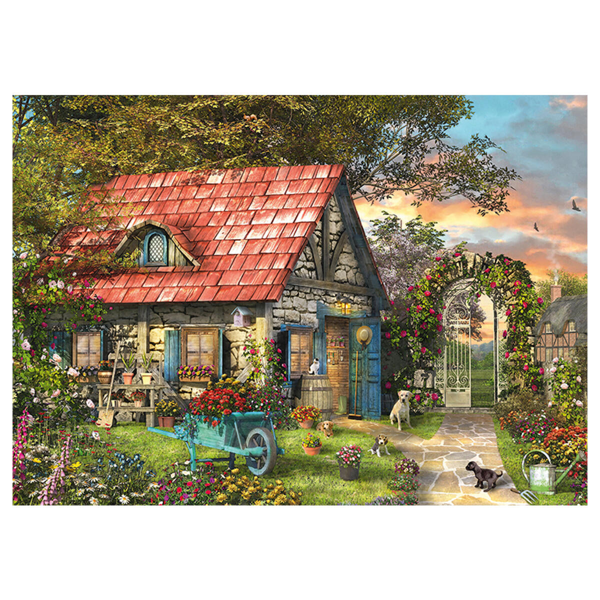 Falcon de luxe The Woodland Cottage Puzzles 2 x 1000 Piece