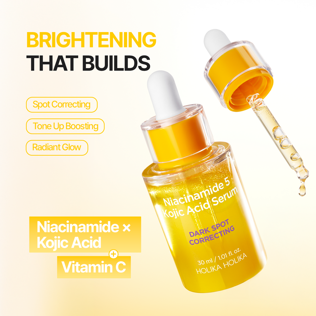 HOLIKA HOLIKA Niacinamide 5 Kojic Acid Serum 30ml