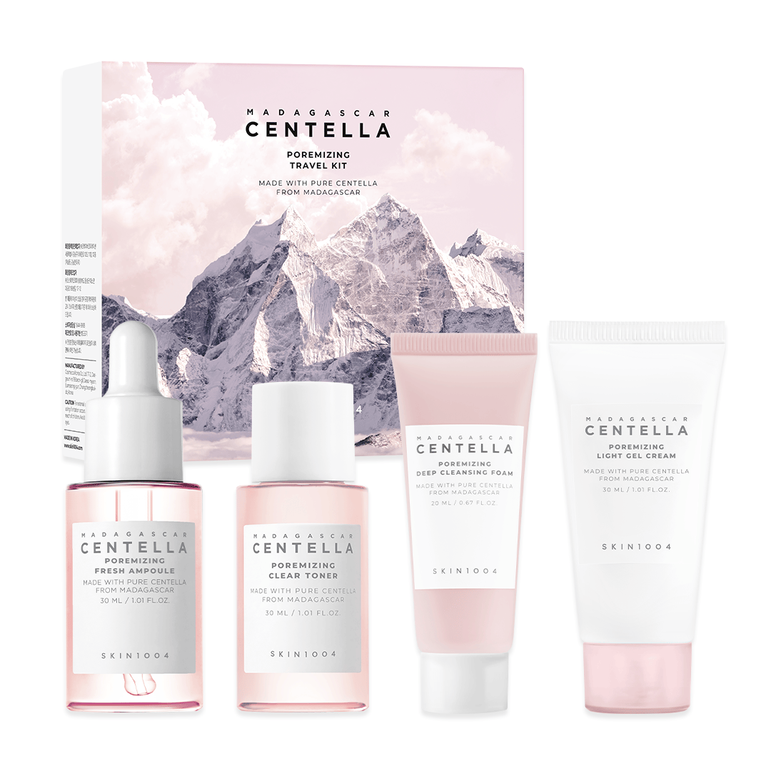 SKIN1004 Madagascar Centella Poremizing Travel Kit 4 pcs