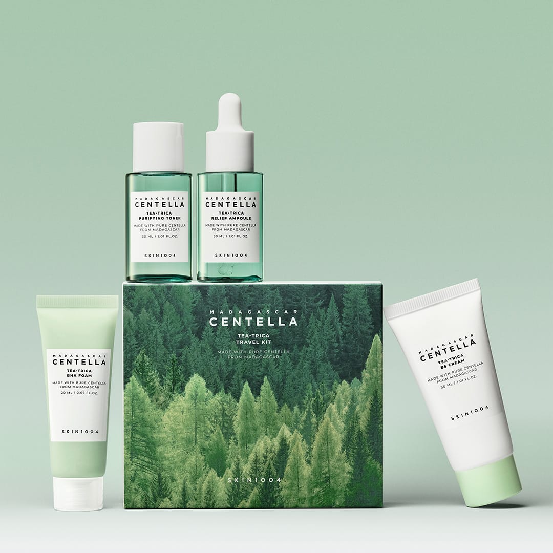 SKIN1004 Madagascar Centella Tea-Trica Travel Kit 4 pcs