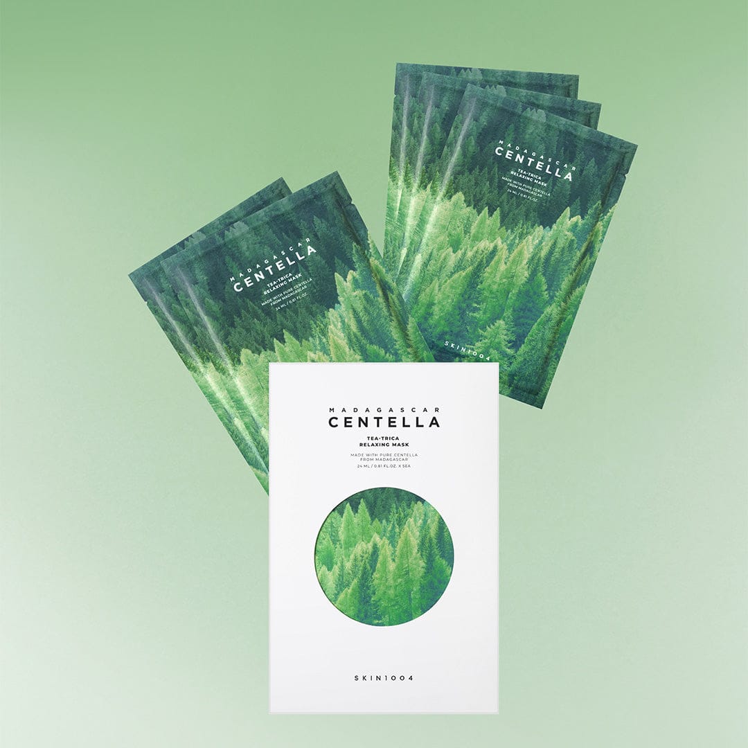 SKIN1004 Madagascar Centella Tea-Trica Relaxing Mask Set 24ml x 5 sheets