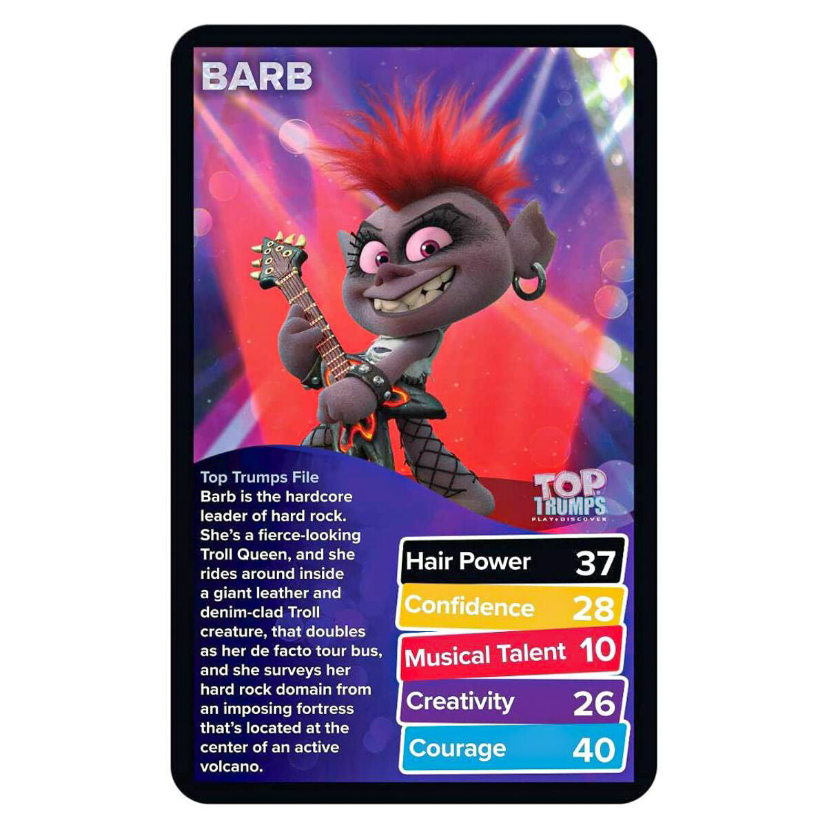 Top Trumps Trolls World Tour Card Game