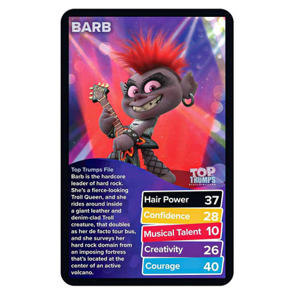 Top Trumps Trolls World Tour Card Game