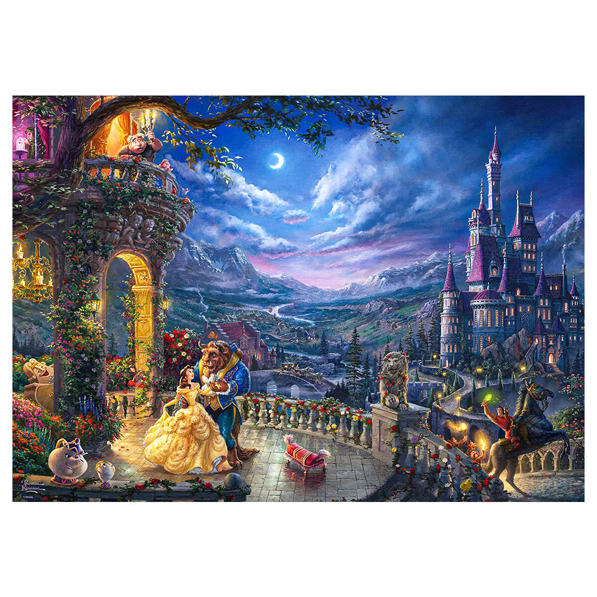Disney Beauty and the Beast Dancing in the Moonlight Puzzle 1000 Piece