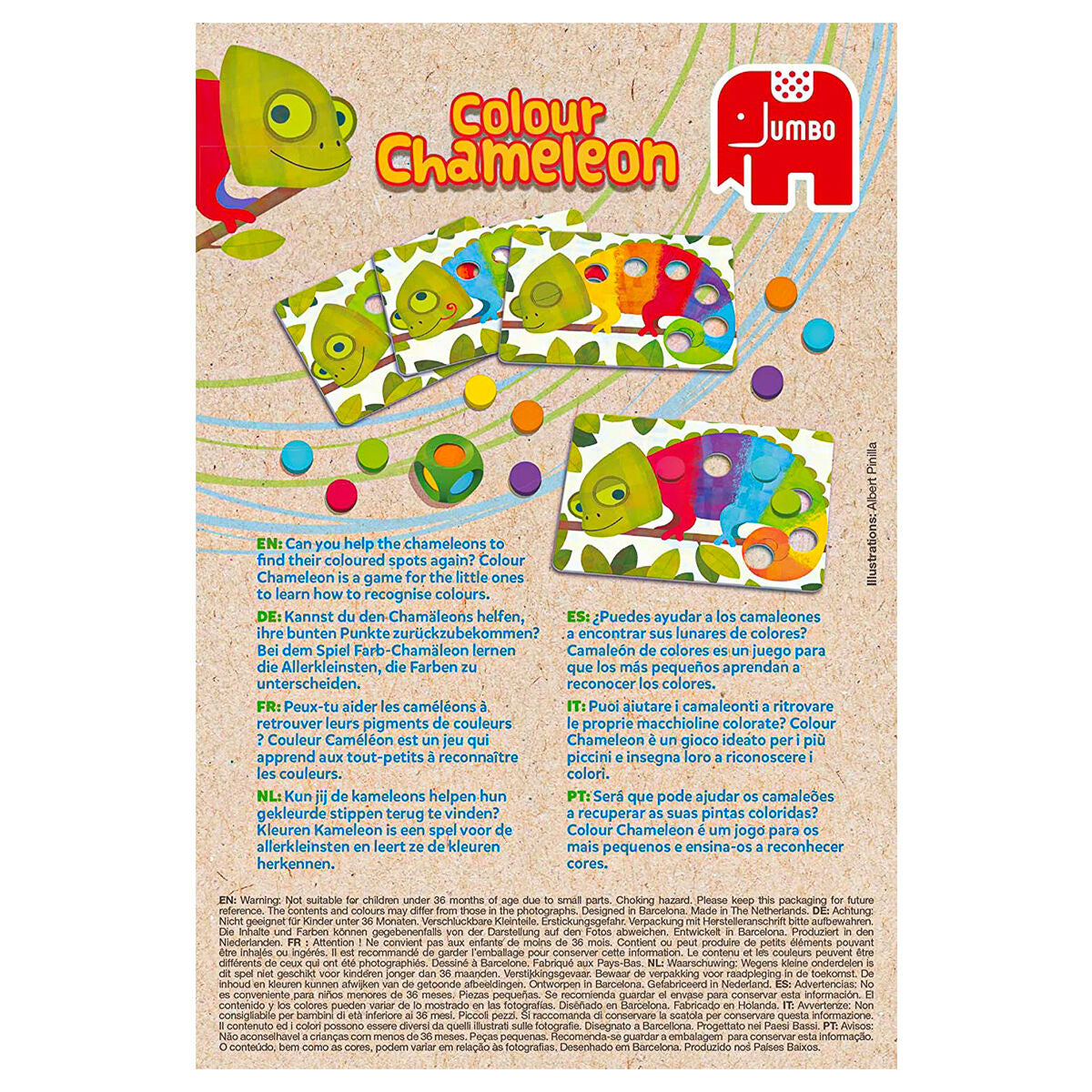 Jumbo Colour Chameleon Colour Matching Game 100% Recycled