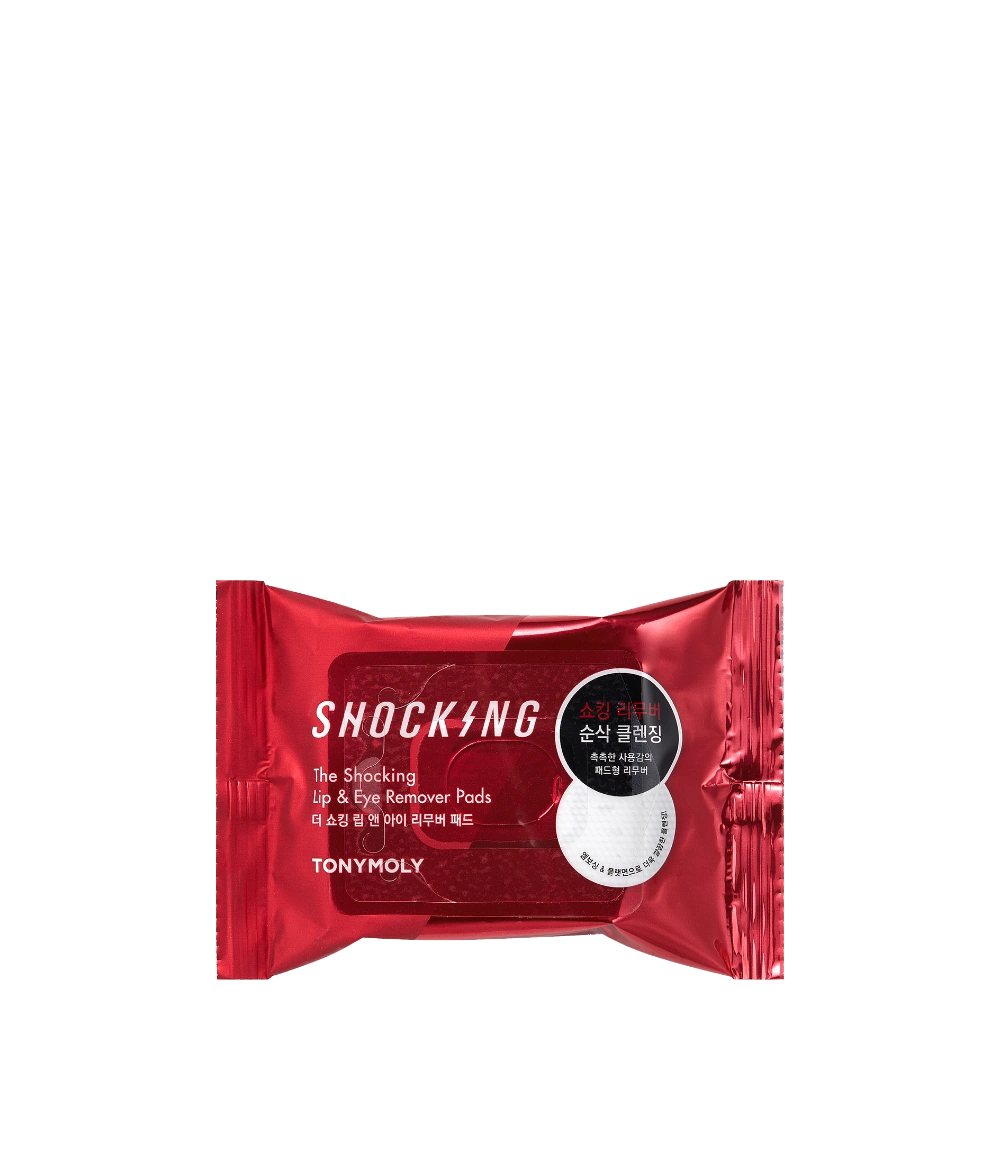 TONYMOLY The Shocking Lip & Eye Remover Pads 30 pads