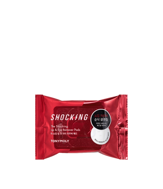 TONYMOLY The Shocking Lip & Eye Remover Pads 30 pads