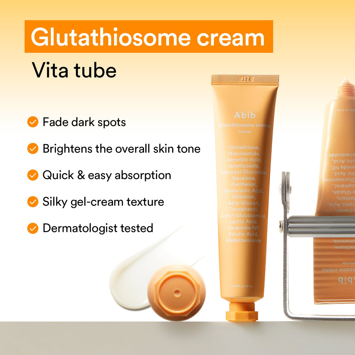 Abib Glutathiosome Crème Vita Tube 75ml