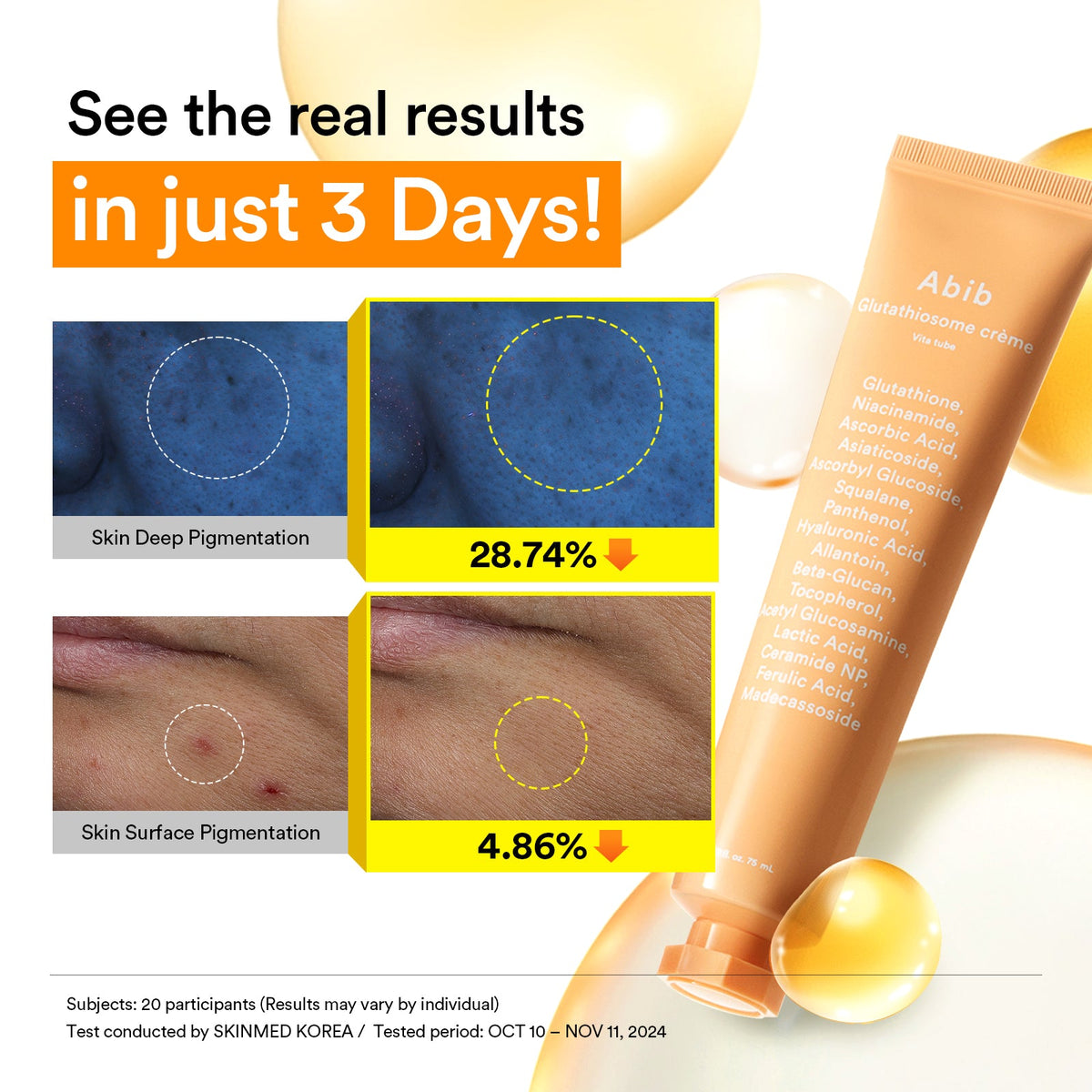 Abib Glutathiosome Crème Vita Tube 75ml