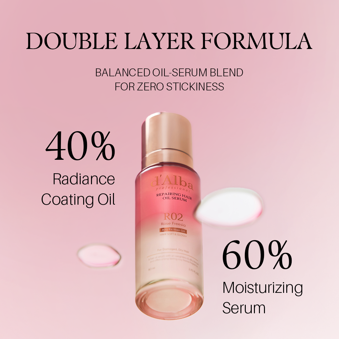 d'Alba Professional Repairing Hair Oil Serum 75ml