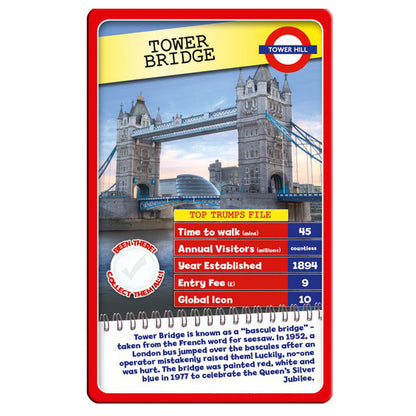 Top Trumps London 30 Things To See Card Game