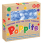 Cartamundi Poppits Blue Tie Dye Square Sensory Toy