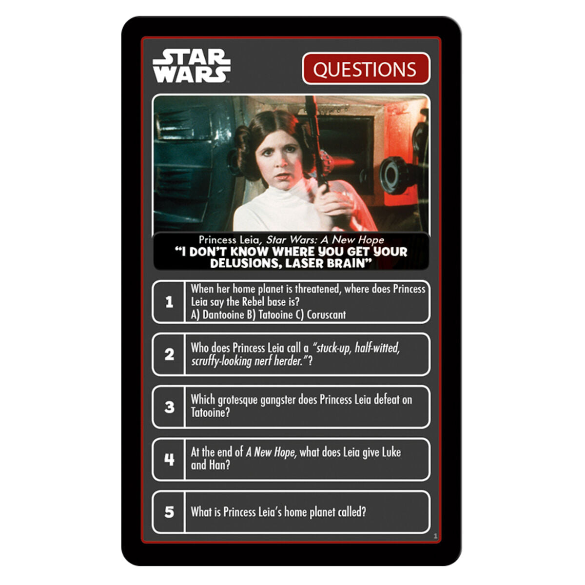 Star Wars Top Trumps Quiz Card Game