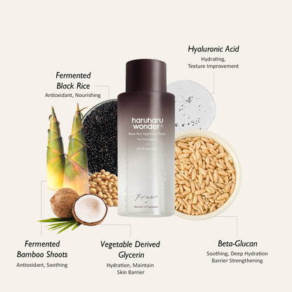 haruharu wonder Black Rice Hyaluronic Toner Fragrance Free Trial 10ml