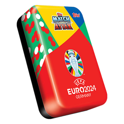Topps Match Attax EURO 2024 Trading Cards Mega Tin 3: International Icons 10 Pack