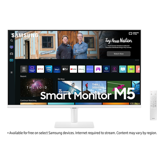 Samsung M50B LS32BM501EUXXU Full HD Smart Monitor, 32”, White