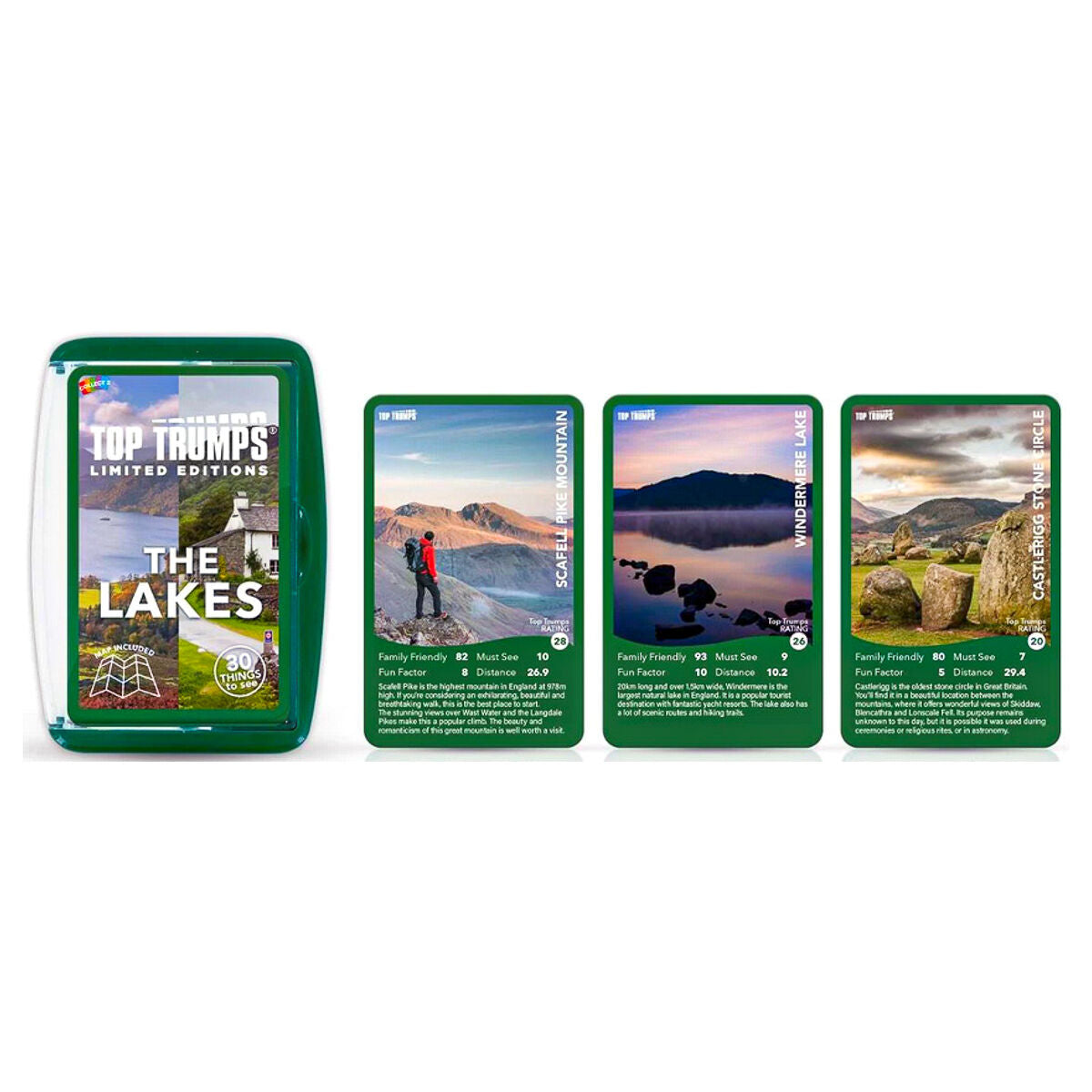 Top Trumps The Lakes Card Game