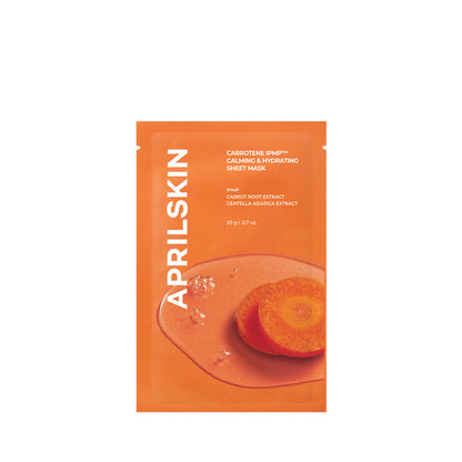 APRILSKIN Carrotene IPMP Calming & Hydrating Sheet Mask 20g
