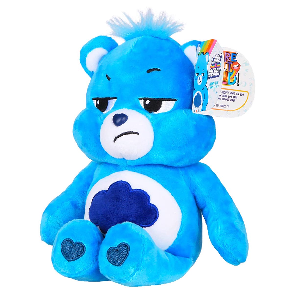 Basic Fun Care Bears 9" Bean Plush Grumpy Bear