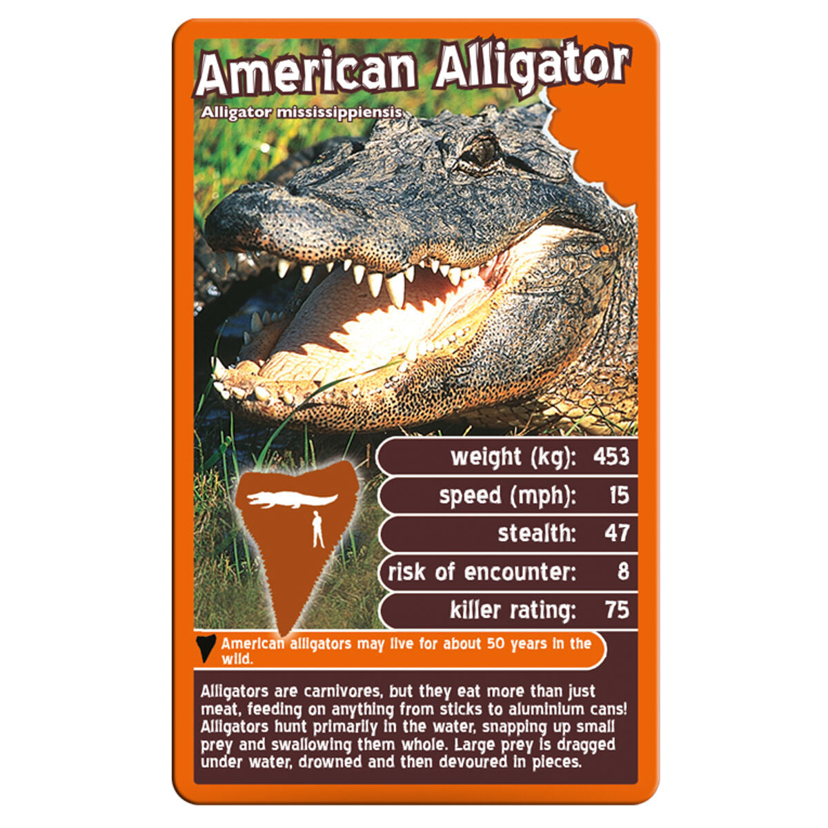 Top Trumps Deadliest Predators Card Game