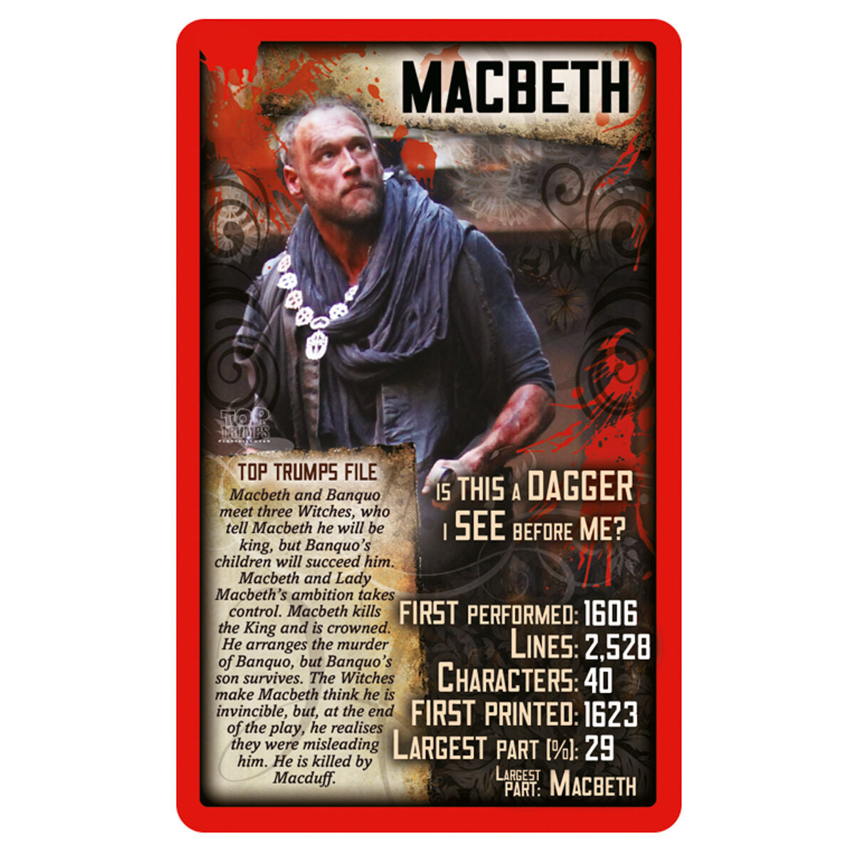 Top Trumps Shakespeare's Plays Card Game