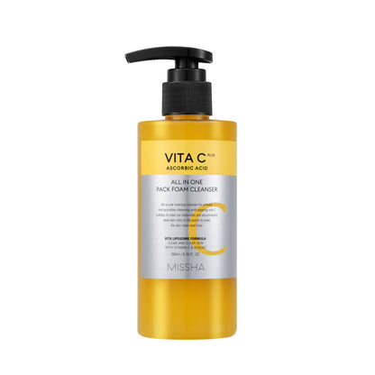 MISSHA Vita C Plus All In One Pack Foam Cleanser 200ml