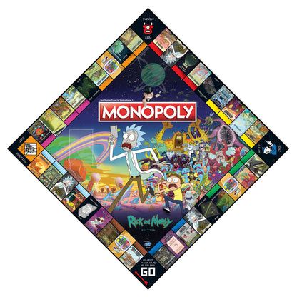 Monopoly Board Game Rick & Morty Edition