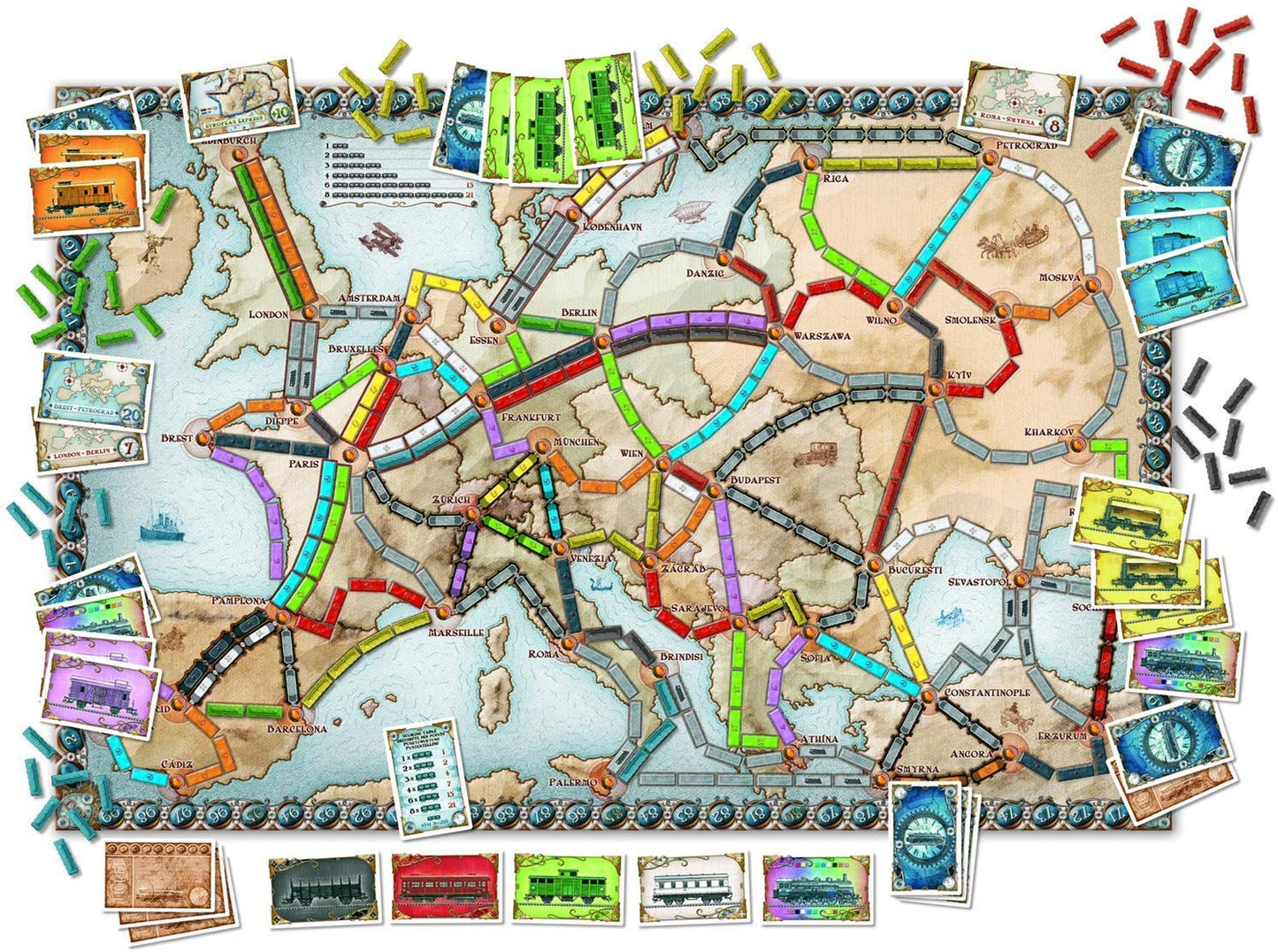 Asmodee Ticket To Ride Europe Board Game
