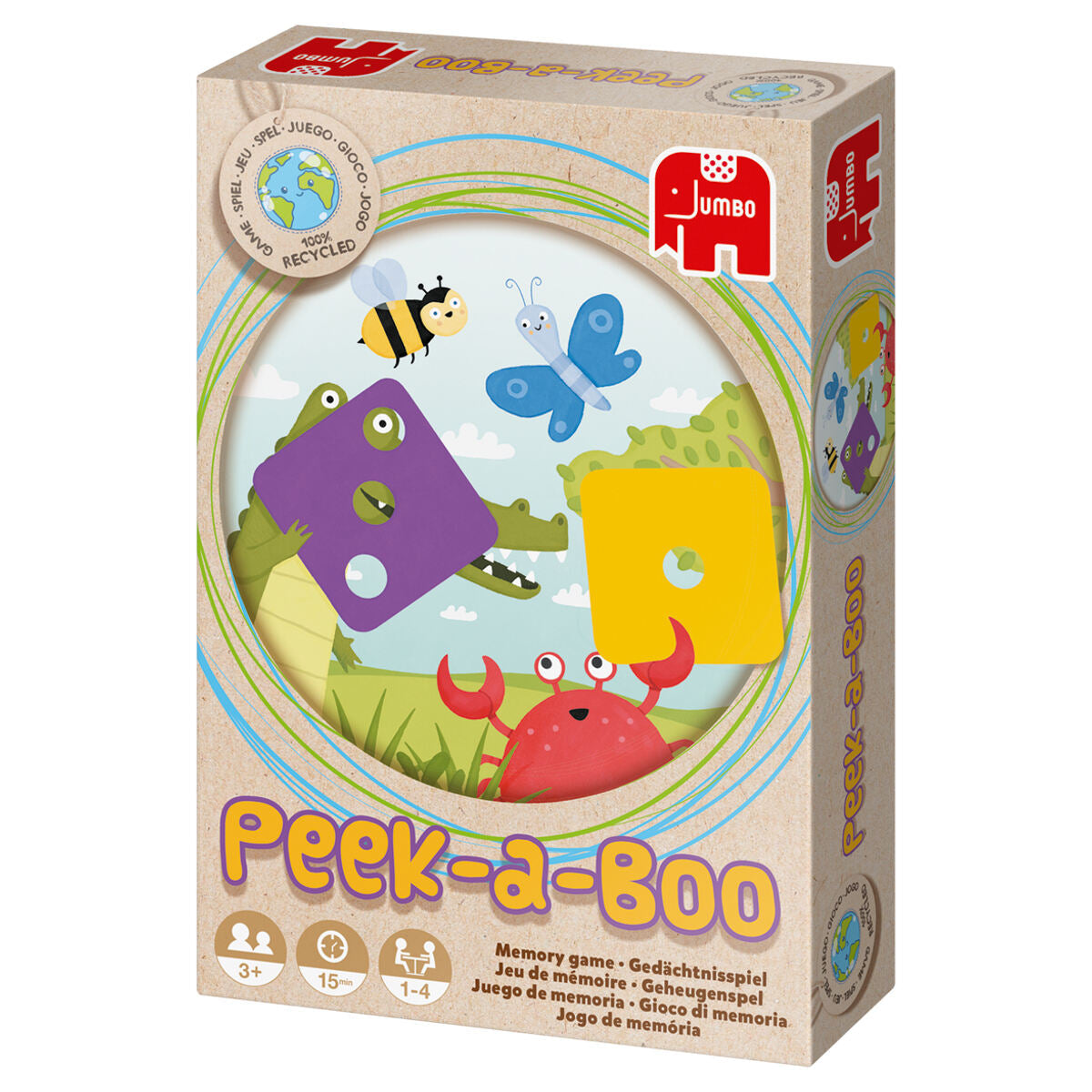 Jumbo Peek-a-Boo Memory Game 100% Recycled