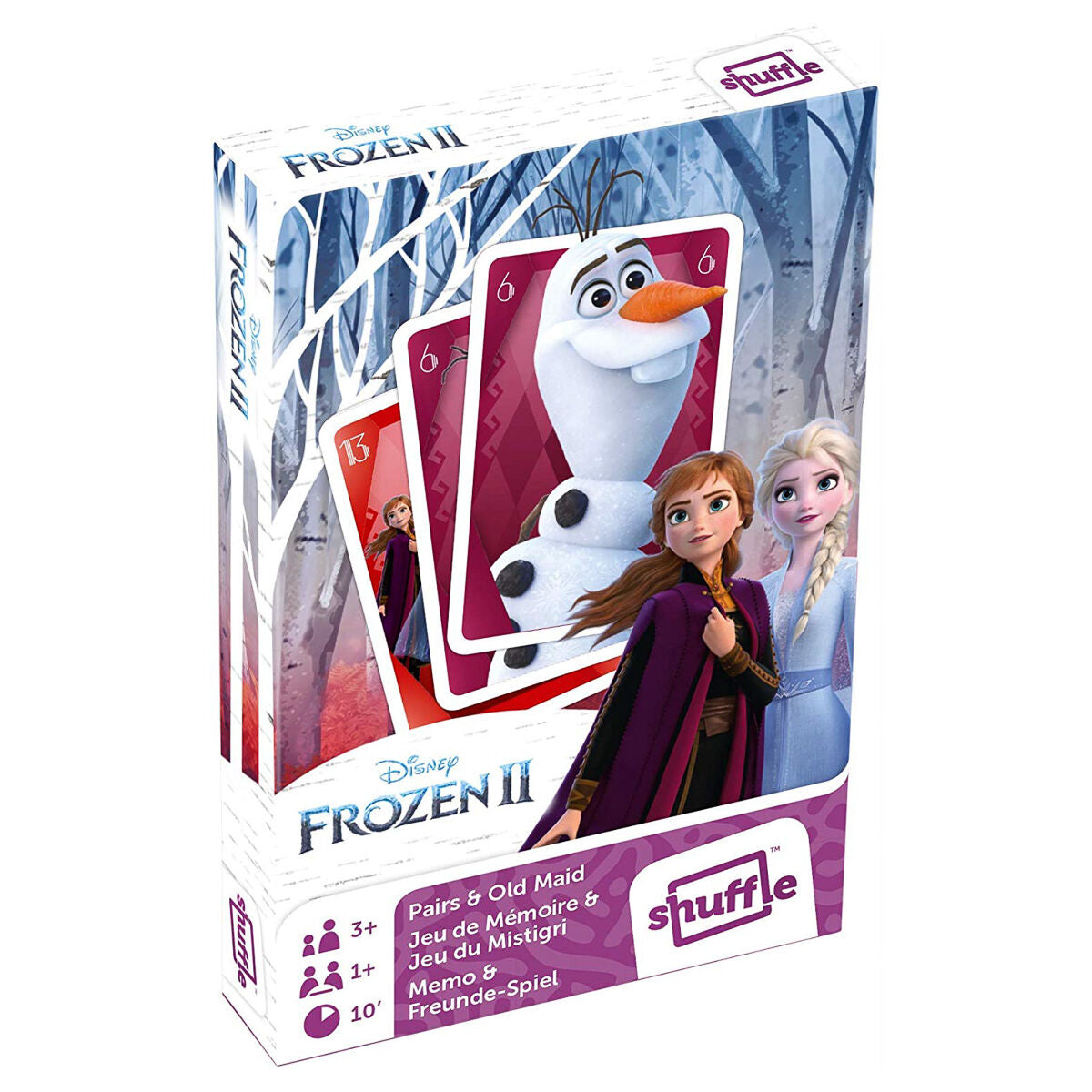 Cartamundi Disney Frozen 2 Pairs and Old Maid 2-in-1 Card Games