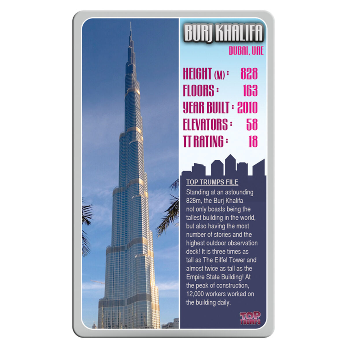 Top Trumps Skyscrapers Card Game