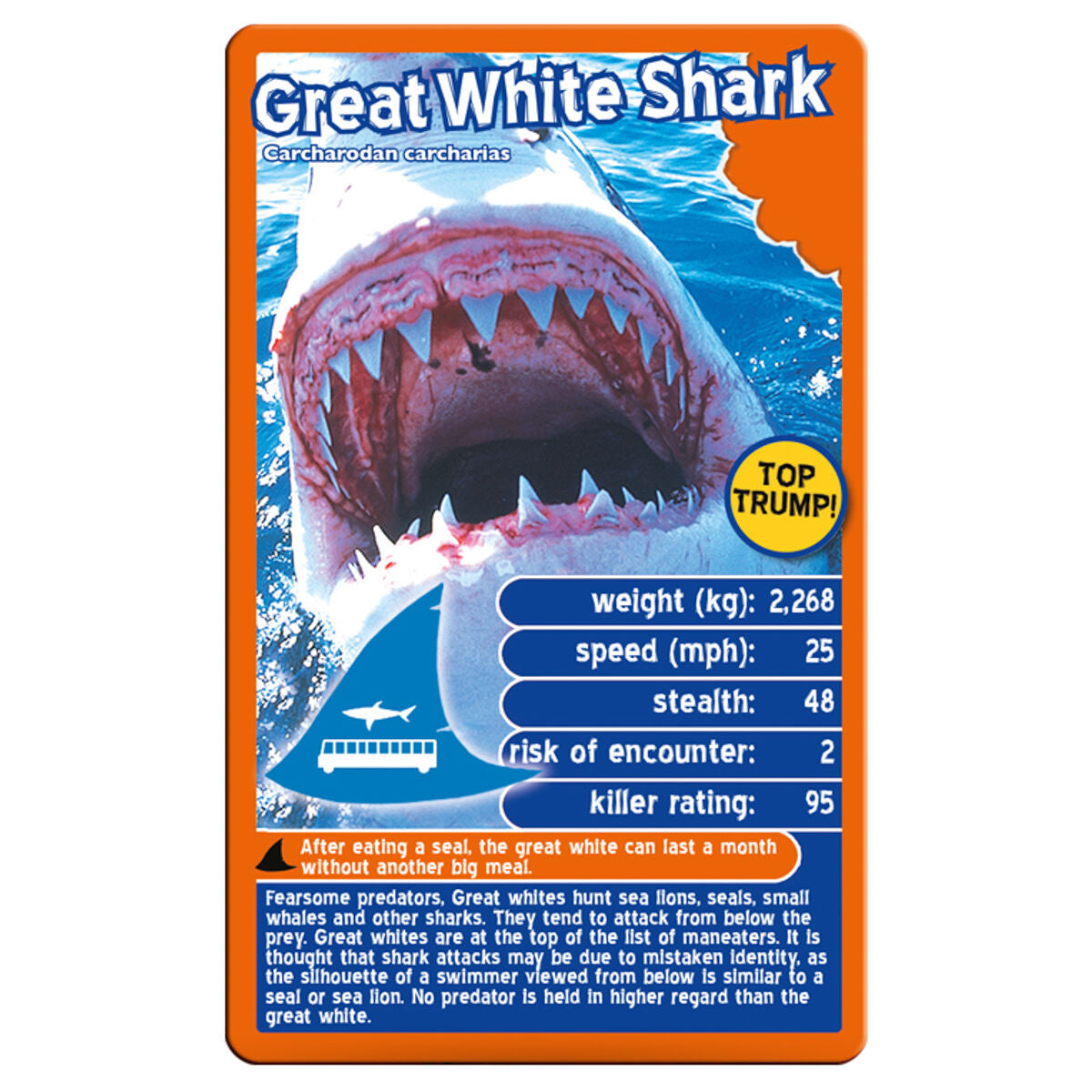 Top Trumps Deadliest Predators Card Game