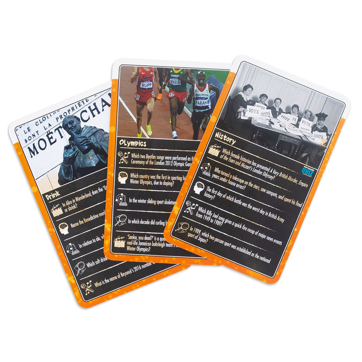 Pub Quiz Top Trumps Quiz Card Game
