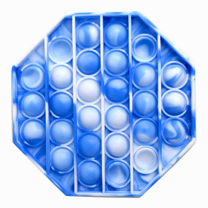 Cartamundi Poppits Blue Tie Dye Octagon Sensory Toy