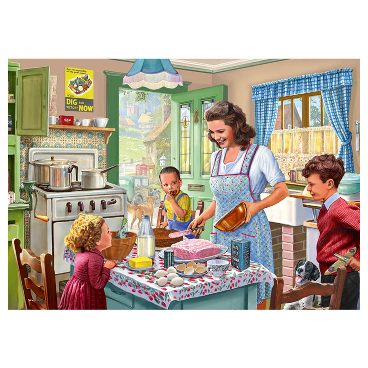 Falcon de luxe Baking With Mother Puzzle 1000 Piece